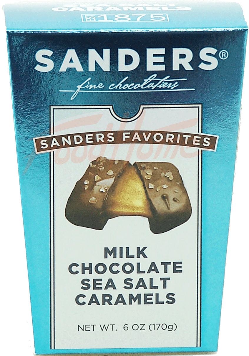 Sander's fine chocolatiers milk chocolate sea salt caramels Full-Size Picture